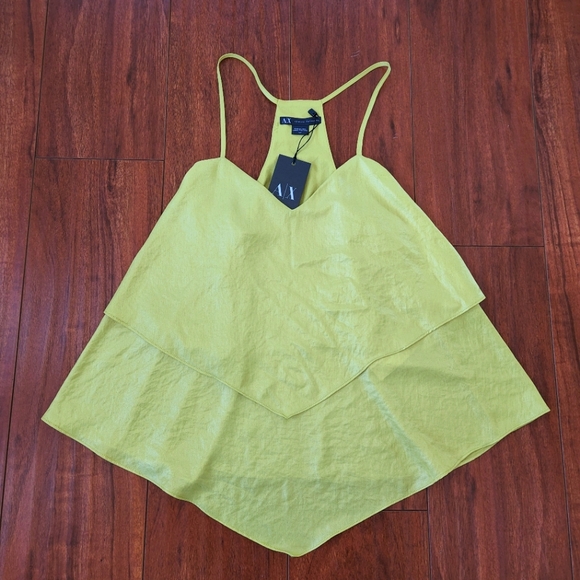 Armani Exchange Tops - A|X Armani Exchange Lemon Lime Camisole